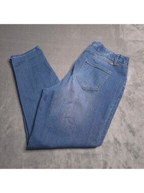 1822 Denim Womens Skinny Cropped Jeans 16 High Rise Medium Wash Stretch